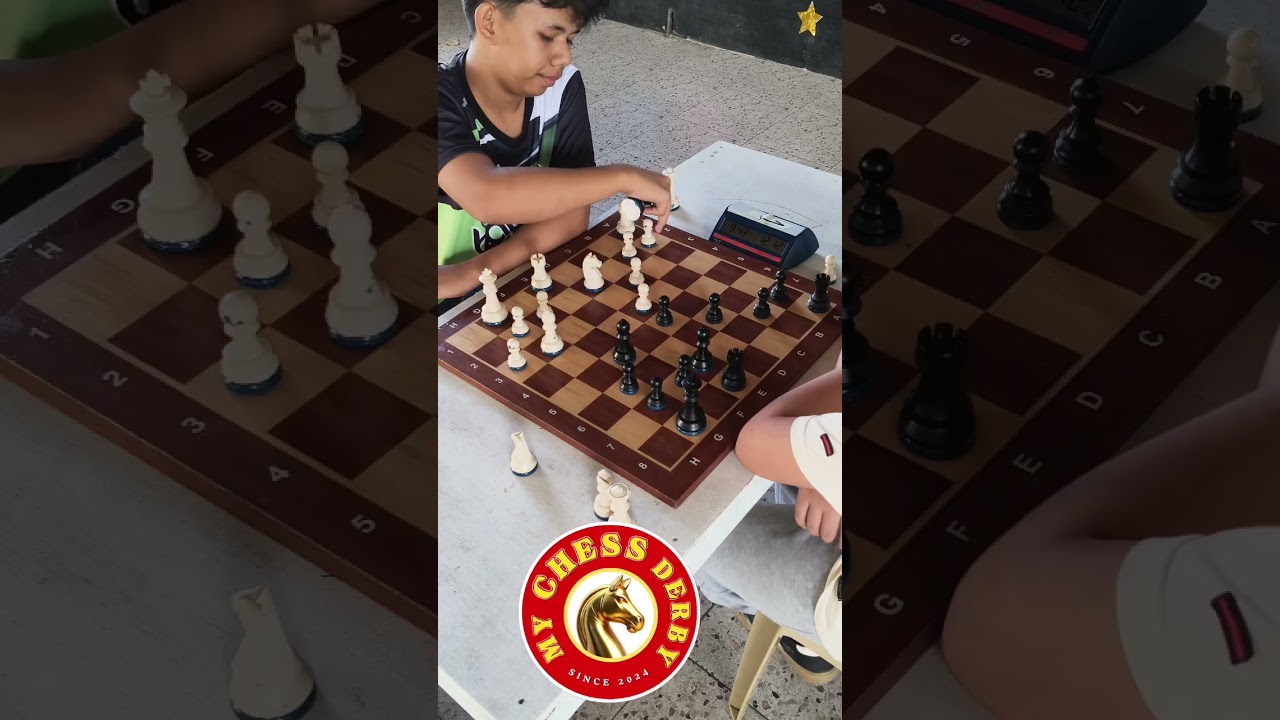 Rooks and Bishops endgame in French Defence with Dwayne Vincent Caneos versus Jake Andre Aballar