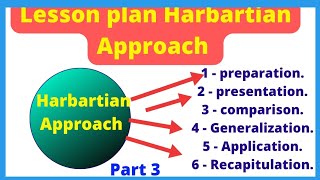 harbartian approach of lesson plan/ part 3