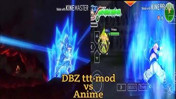 Gogeta Blue VS Broly Part-2 Anime vs DBZ TTT-MOD
