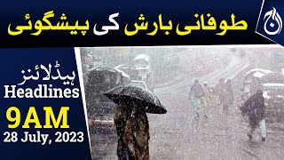 Meteorological department has predicted heavy rain in Punjab, KP and Balochistan - Aaj News