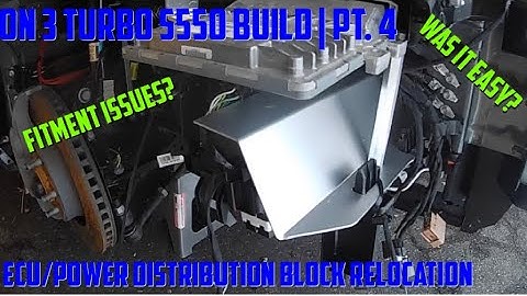 ON3 TURBO S550 BUILD | Pt. 4 - ECU/Power Distribution Block Relocation + Tear Down