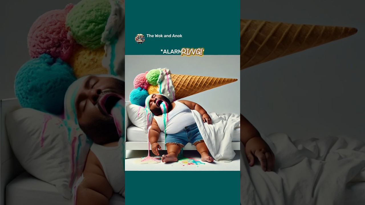 Special Rainbow Sherbet Ice Cream Be Like! Dwayne x Peele Arnold Ai 