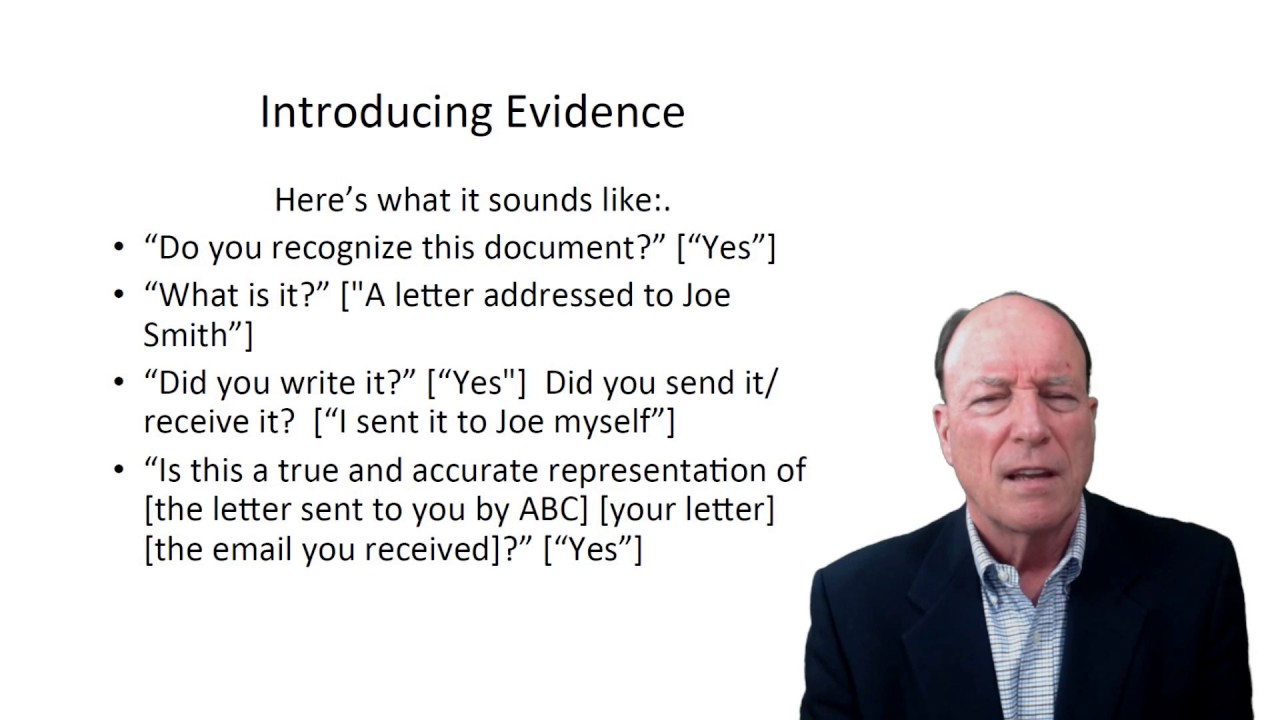 6. Introducing Evidence - YouTube