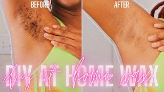 DIY WAX AT HOME USING AN AMAZON WAX KIT (ARMPIT &amp; BRAZILIAN WAX) Ft. Tress Wellness