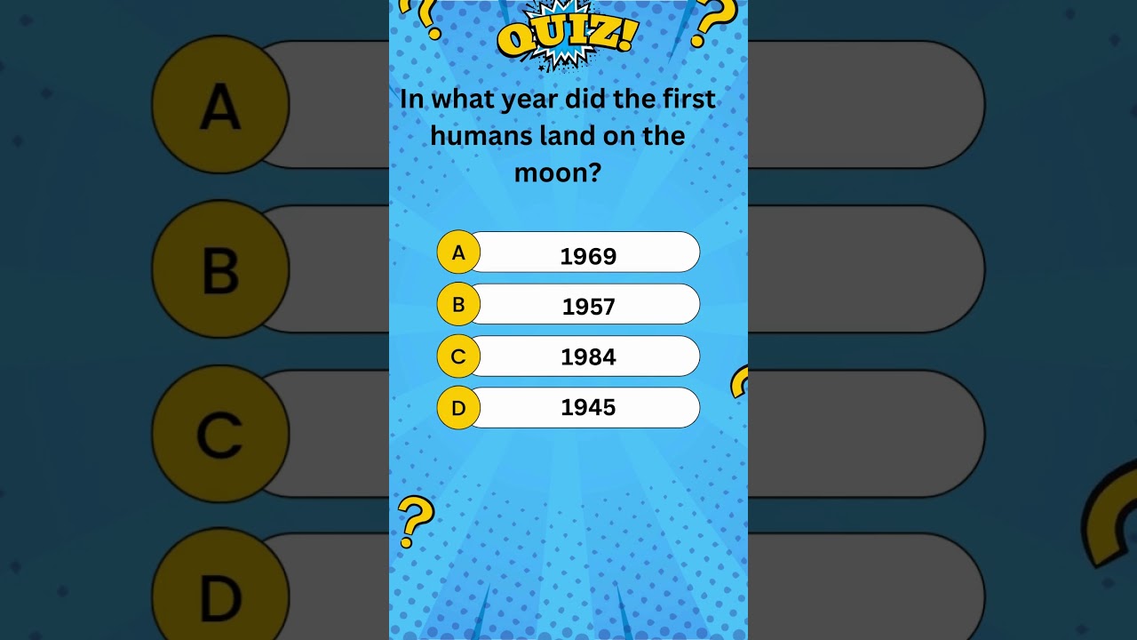 Moon Walk Memory Lane: Guess the Year of Historic Landing! 