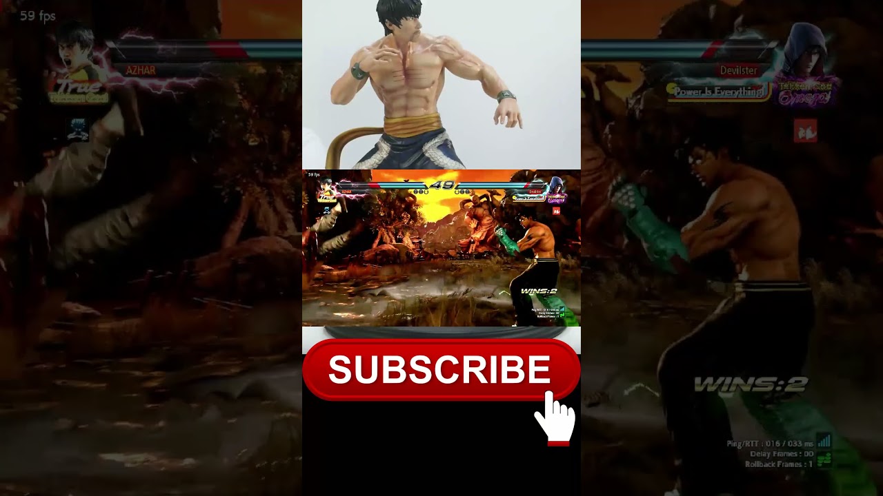 Azhar Law VS Devilster Jin Tekken 7 Shorts Video