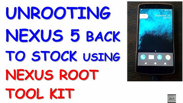 How to Unroot Nexus 5 back to Stock | OneStop NonStop