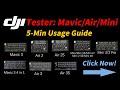 DJI Repair Must-See: Mavic/Air/Mini Test Board 5-Min Quick Start
