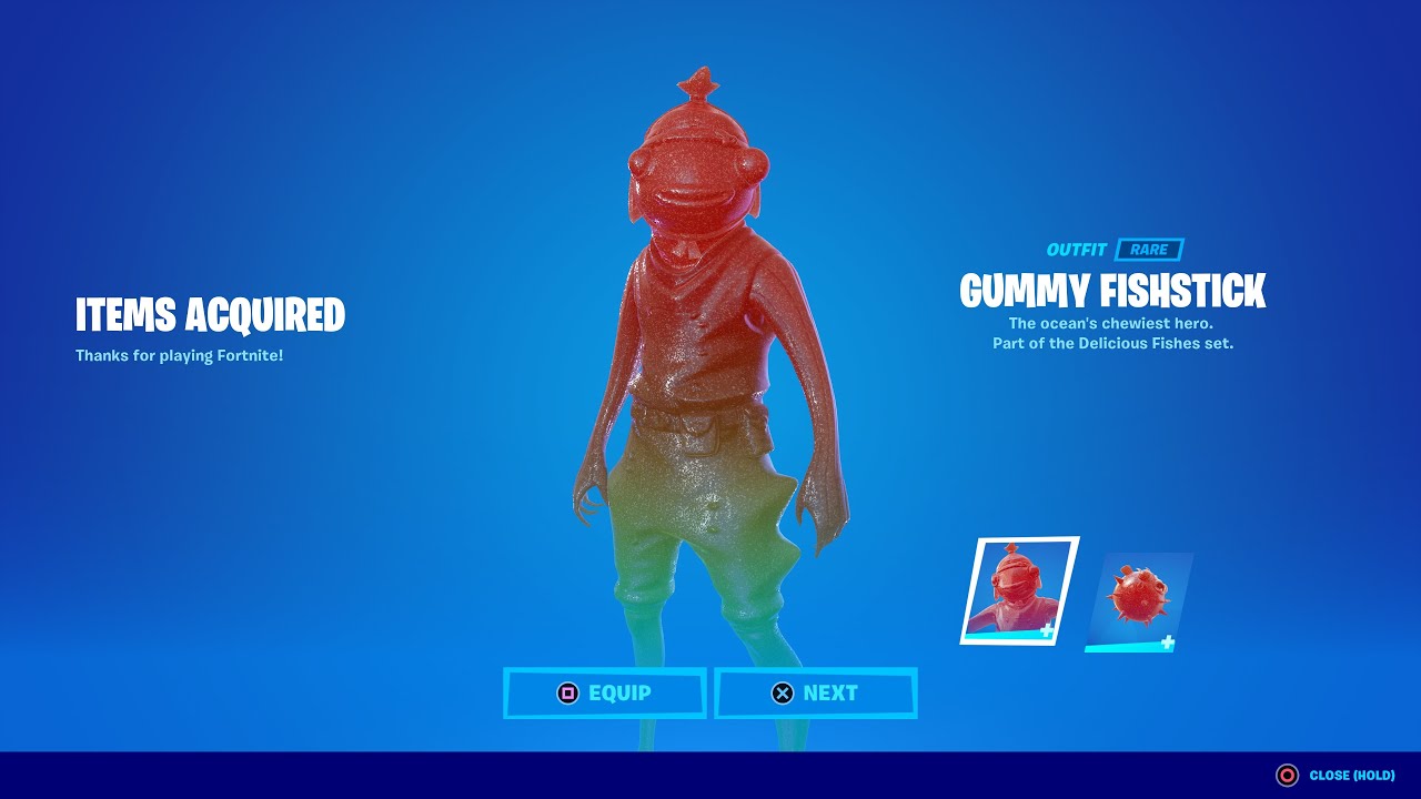 HOW TO GET NEW GUMMY FISHSTICK SKIN IN FORTNITE! - YouTube