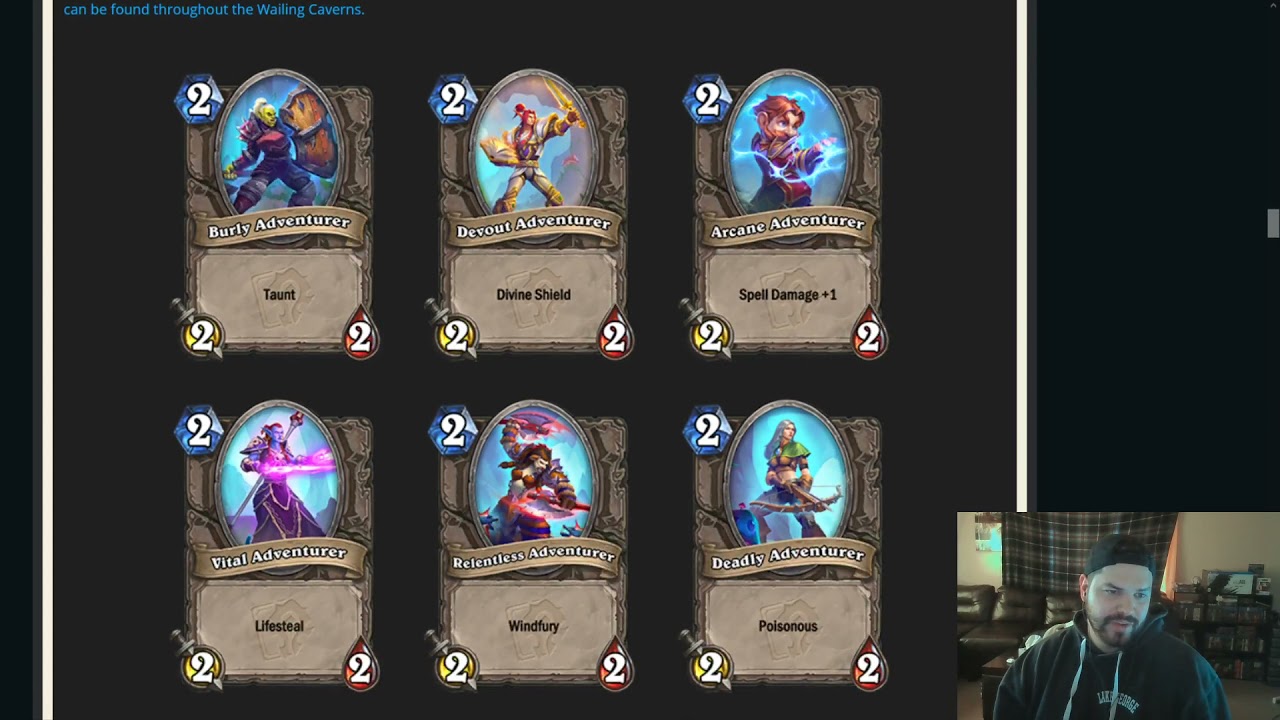 Hearthstone - Wailing Caverns Mini Set 35 Card Review