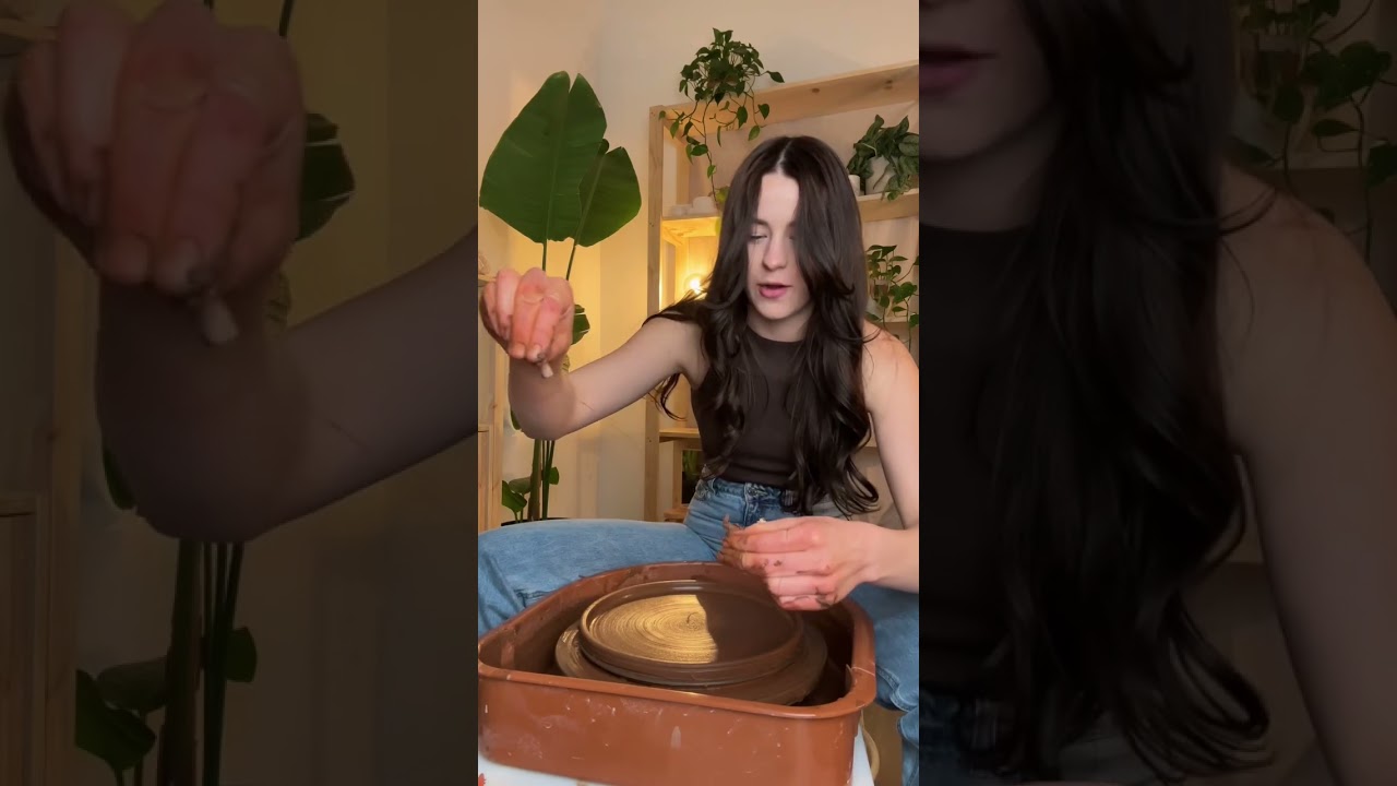 Создаём набор тарелок ручной работы для званого ужина🍽️🫶🏻 