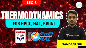 Thermodynamics-3 | #RVUNL #HAL #HPCL Exam Preparation| Sandeep Sir