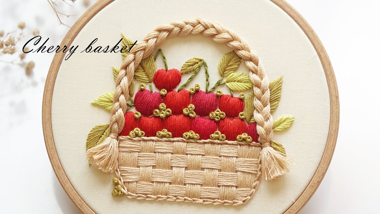 Cherry basket is here! Love this design so much! ❤️ Pattern is live on store