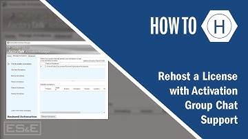 Rehost a License with Activation Group Chat Support