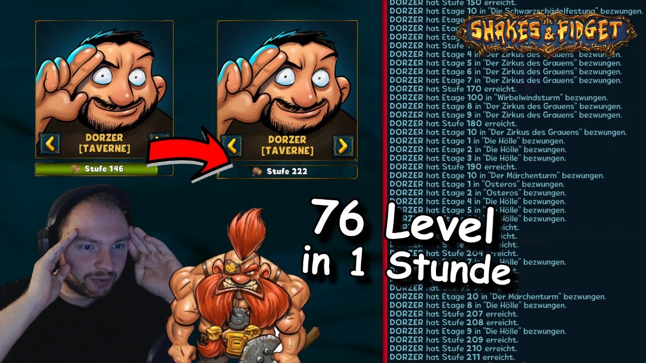Shakes & Fidget - Es ist komplett Eskaliert! Mein heftigster Push! *1389 SFGame
