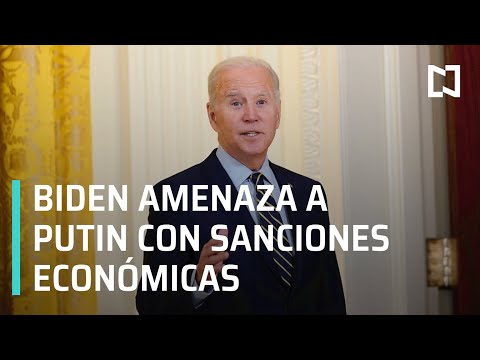 Joe Biden amenaza a Vladímir Putin con sanciones económicas si ataca a Ucrania - Paralelo 23