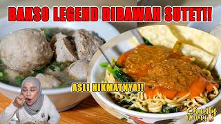 BAKSO LEGEND DIBAWAH SUTET!! MIE AYAM BAKSO SUTET!!