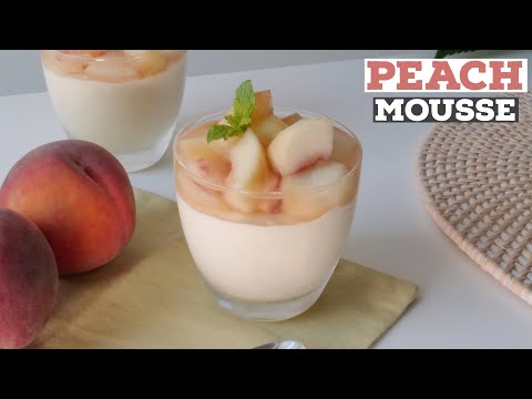 Video: Paano Gumawa Ng Peach Mousse Na Mabilis At Masarap