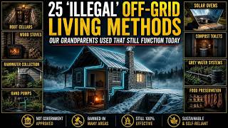 25 'Illegal' Off-Grid Living Methods Our Grandparents Used That Still Function Today