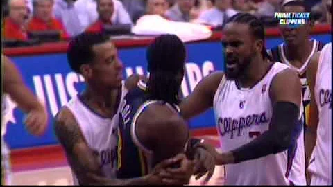 Matt Barnes gets crazy with DeMarre Carroll.. figh...