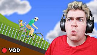 Steak Plays HAPPY WHEELS.. (VOD)