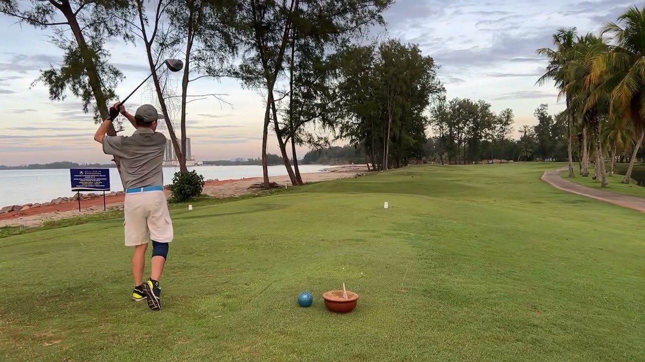 Tee shot at Hole 12 Royal Pahang Golf Club July 2022