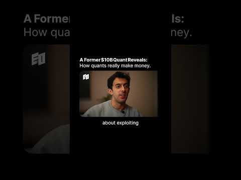 How quants really make money.