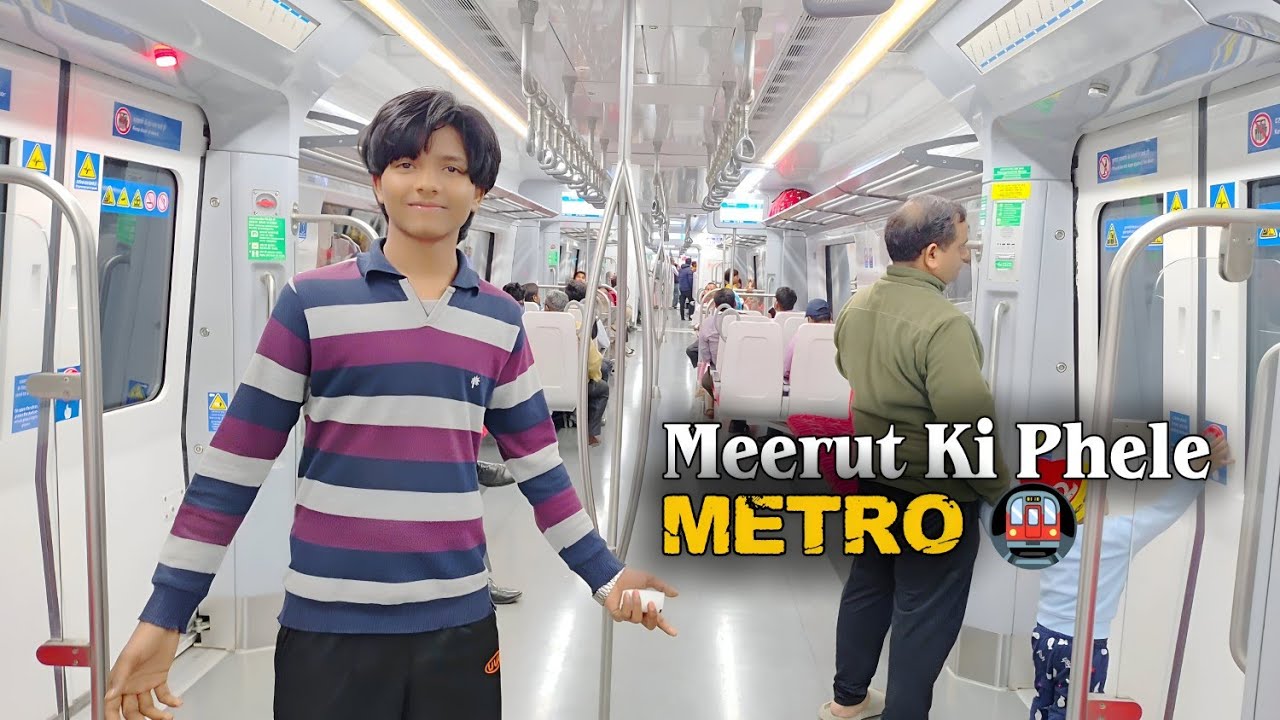 Meerut Ki Pehli Metro 😱 | First Time Travel Experience | Day 145/365