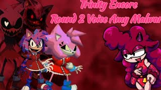 Trinity Encore Round 2 Voice Amy Malware and rewrite Sonic vs girlfriend sheep fnf 