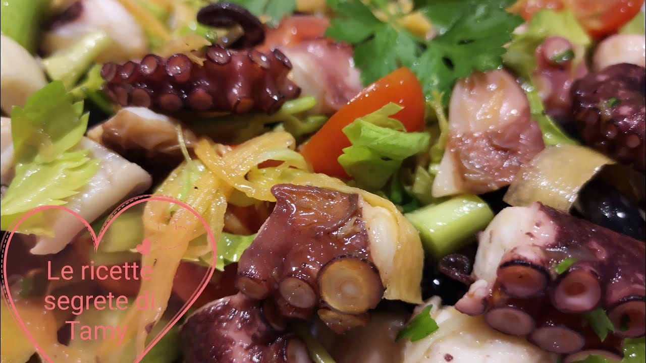 insalata-di-polpo-cotto-al-forno-facile-e-veloce-youtube