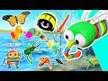 Bug Insect Names for Kids to Learn at the Lake: Mosquito Butterfly Bee Praying Mantis