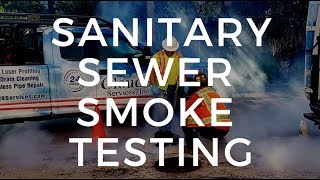 Sanitary Smoke Sewer Testing
