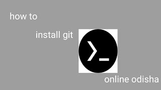 How to install git package on T3rmux || online odisha || 2019