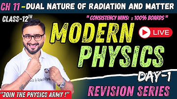 Dual Nature Of Matter And Radiation Class 12 | Revision Series Day - 1 | All Imp PYQs |Rakesh Pandey