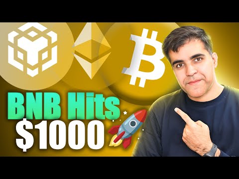 🚀 BNB HITS $1,000! New All-Time High! (While BTC & ETH Are STUCK) + The Path to $10k Ethereum?