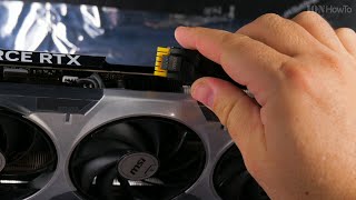 RTX 5080 GPU Plug in 12VHPWR High Power Connector