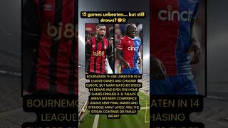 15 games unbeaten… but still draws? 🤔⚽
