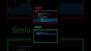 Filtering a list in one line | #python