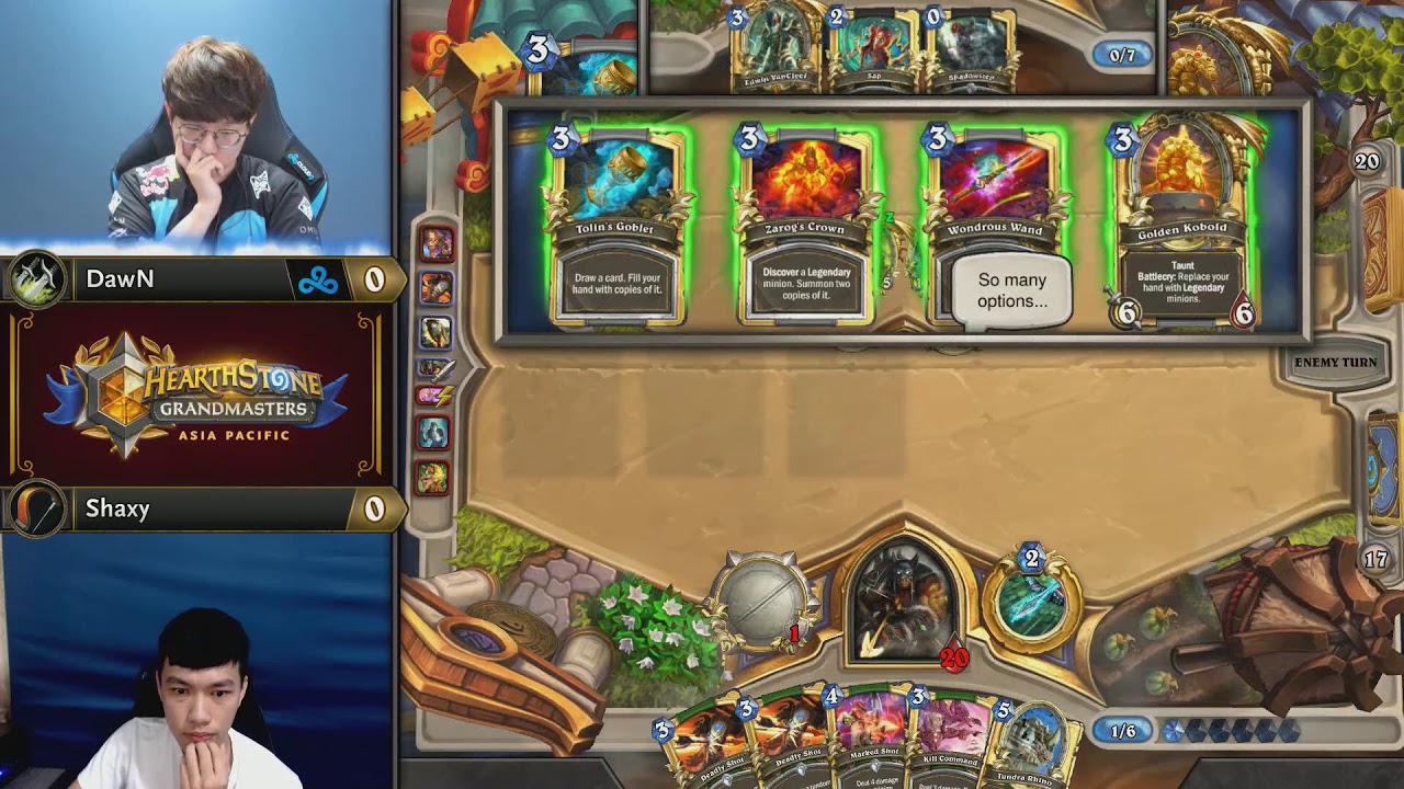 Shaxy DawN vs Shaxy - Hearthstone Grandmasters Asia-Pacific - Week 3 - YouTube