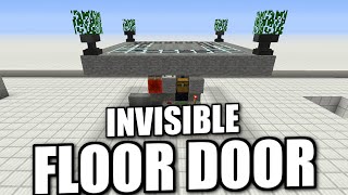 Minecraft PS4 - INVISIBLE FLOOR DOOR - Tutorial ( PS3 / XBOX / WII / PE )