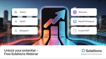 The  FREE Solaitions Webinar | Speed up your Workflow with Multiple AI Tools