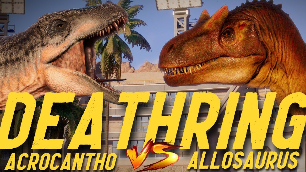 ACRO vs. ALLO | Jurassic World Evolution 2 | DEATH RING