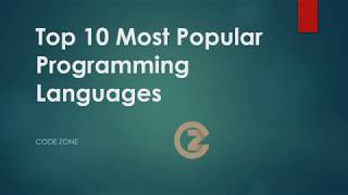Top 10 Most Popular Programming Languages