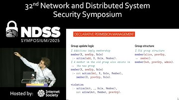 NDSS 2025 - IMPACT 2025, Session 3 and Keynote 2