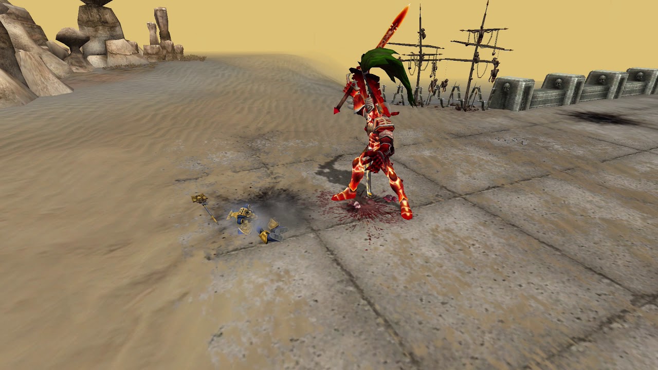 Dawn of War: Soulstorm -  Fatality: Librarian defeats Avatar of Khaine