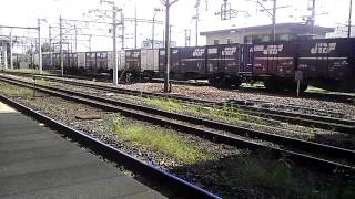 貨物列車 EF210 牽引 3064レ 黒磯駅発車