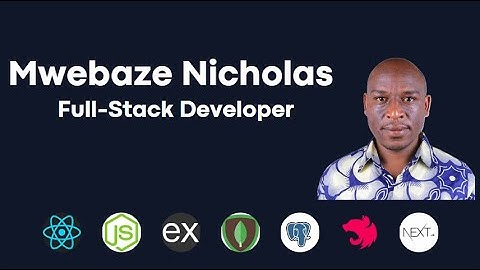 Full-Stack Developer - Video Introduction