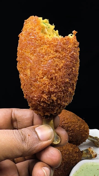 Better Than KFC Leg Piece! 🍗🔥 | Viral Potato Chicken Drumstick Snack ASMR #shorts #asmr