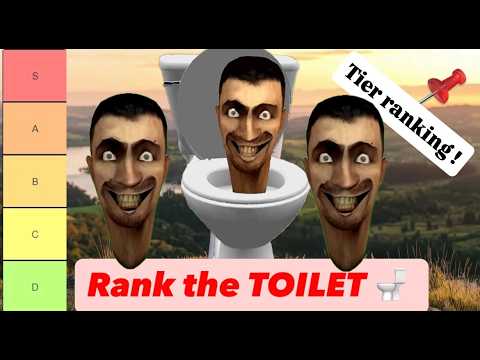 [ English Subtitle] Rank my Skibidi toilet | Toilet war