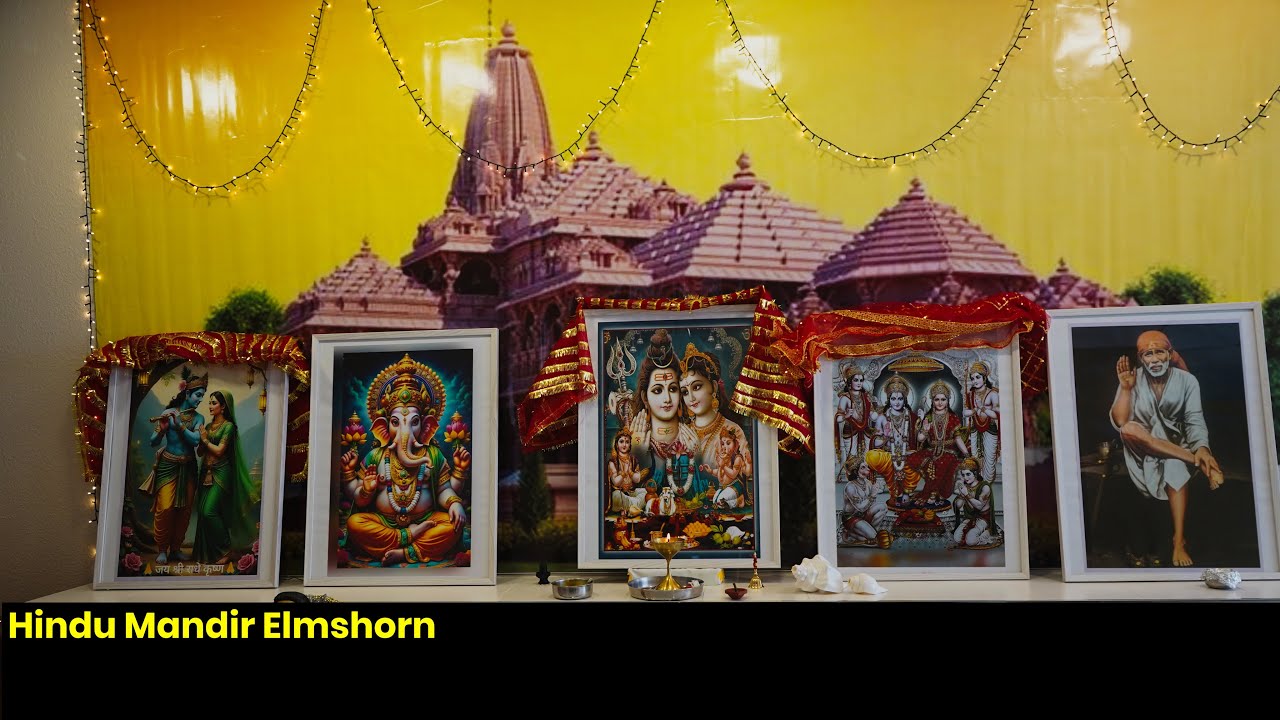 Amazing Hindu Temple in Germany! | Elmshorn Mandir Darshan | Indian Culture Abroad